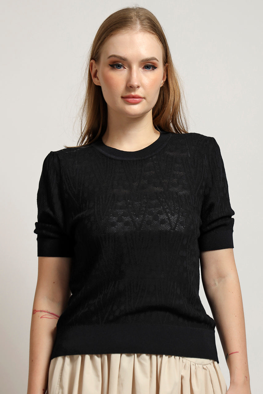 Bloom et Cotton Jacquard Knit