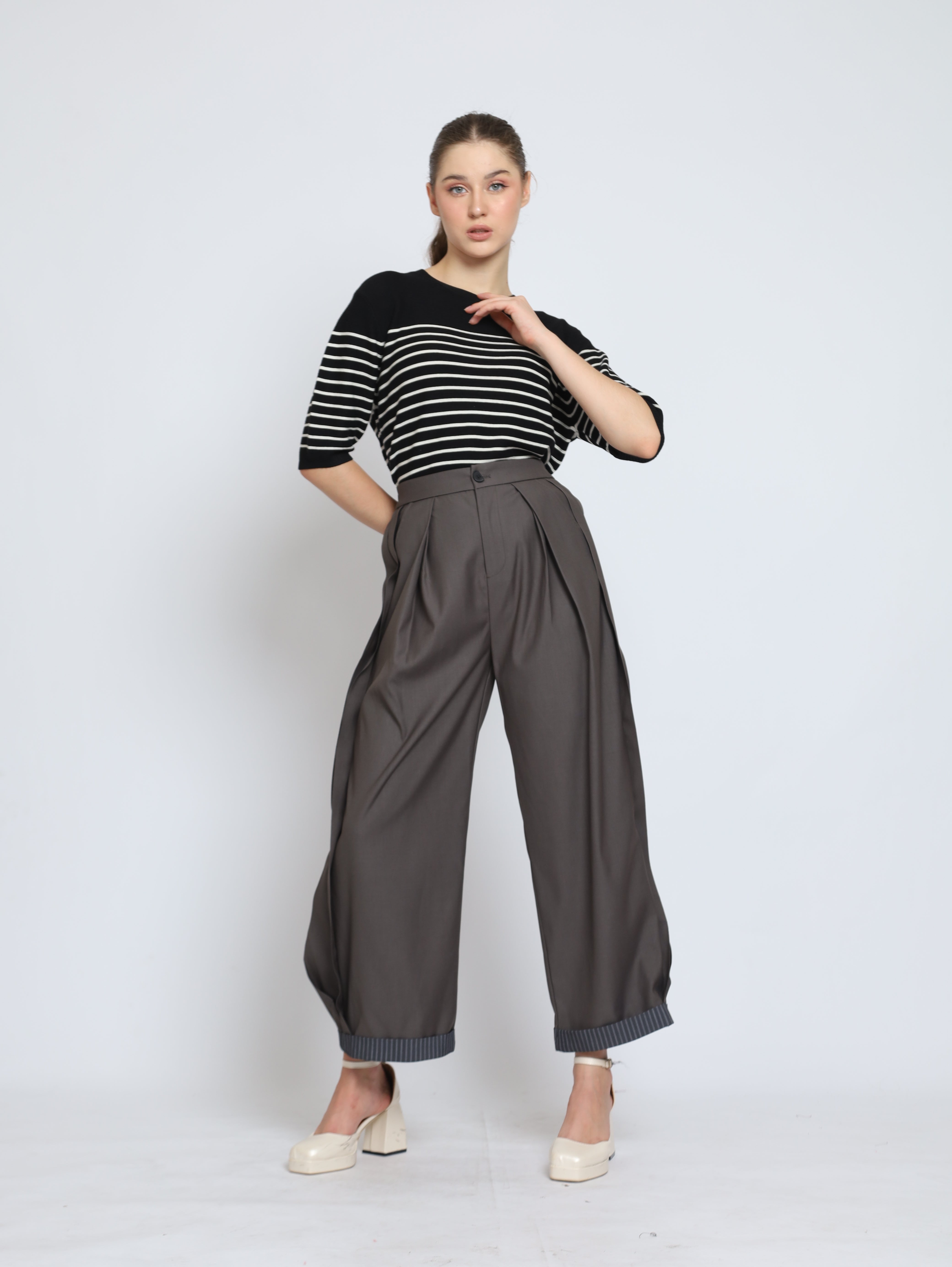 Bloom et Cotton BC Stripes Knit/ Yoji Pants