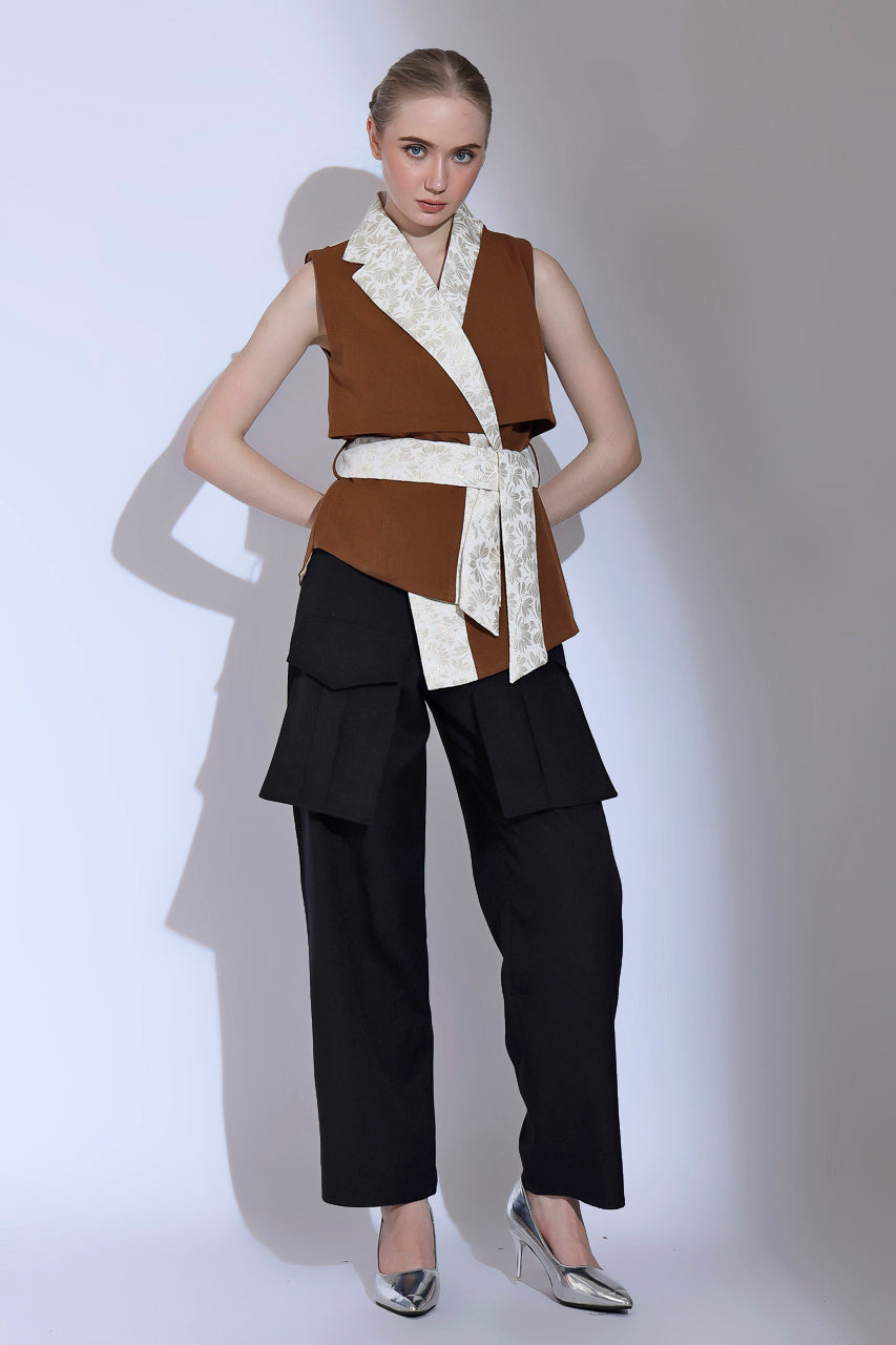 Bloom et Champs Vest Jinjet Terracotta