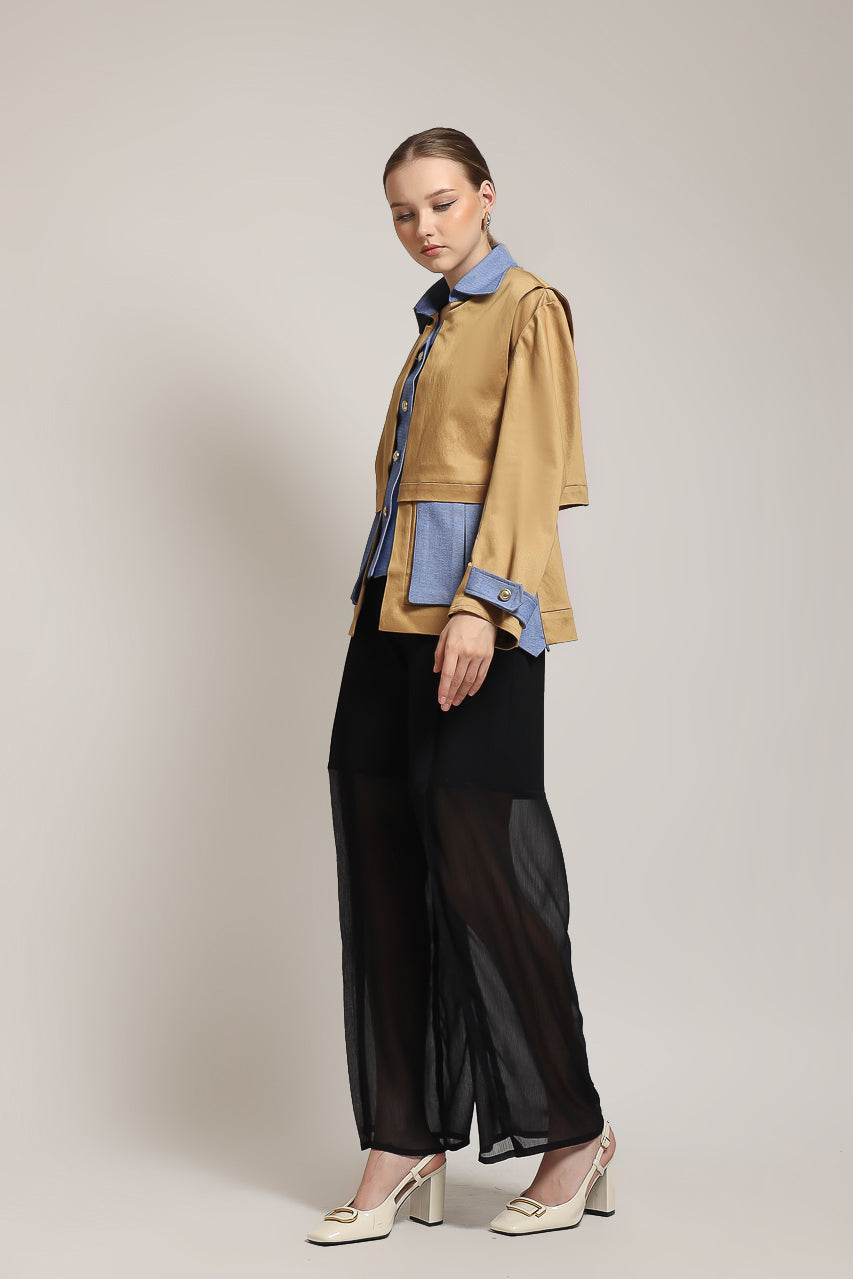 Bloom et Champs Kemeja Safari Denim