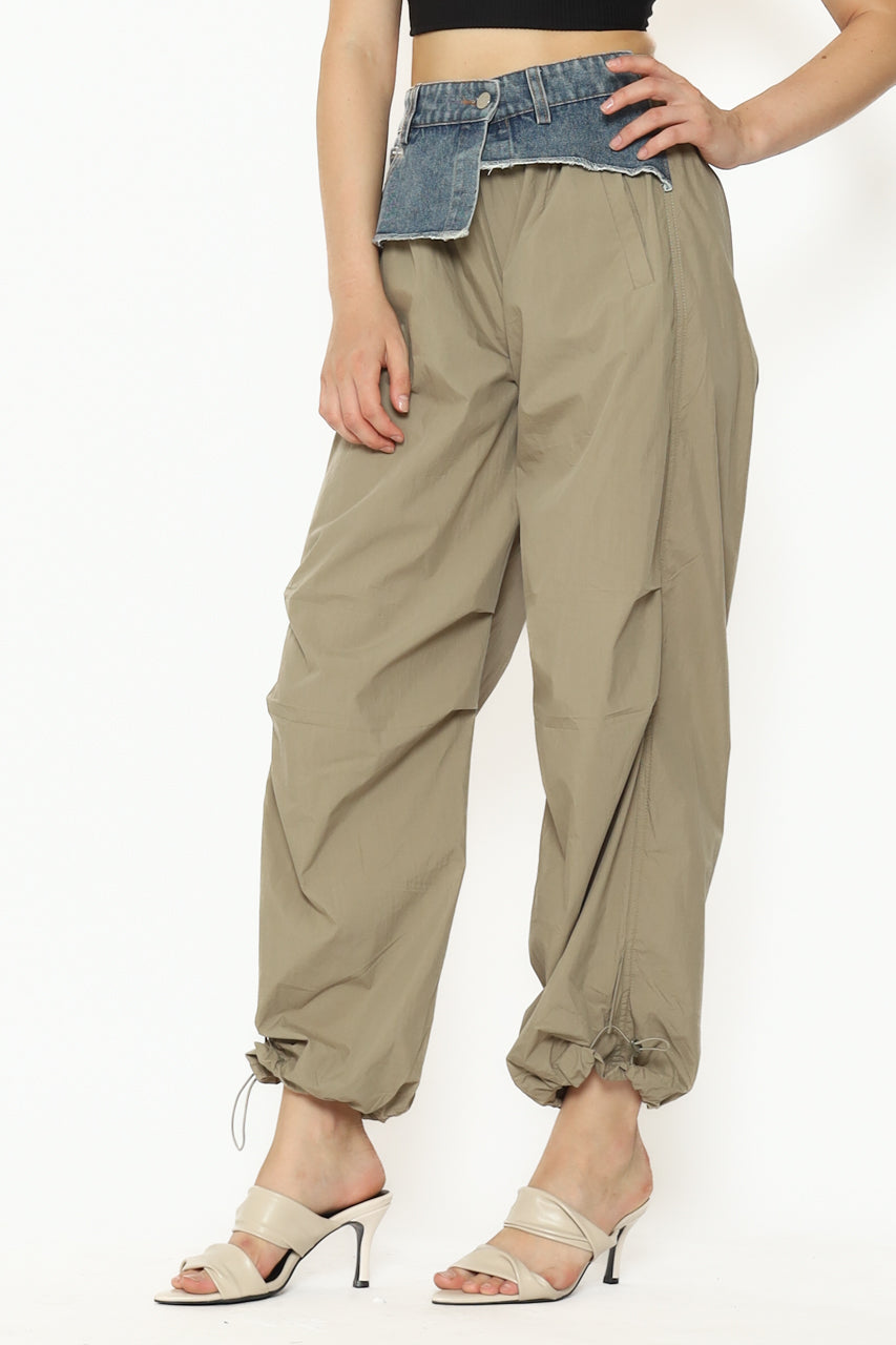 Bloom et Cotton Denim Jogger Pants