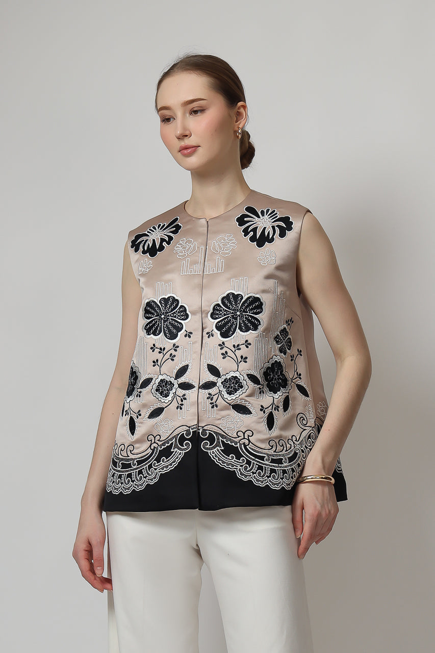 Bloom et Champs Dannie Vest Bordir