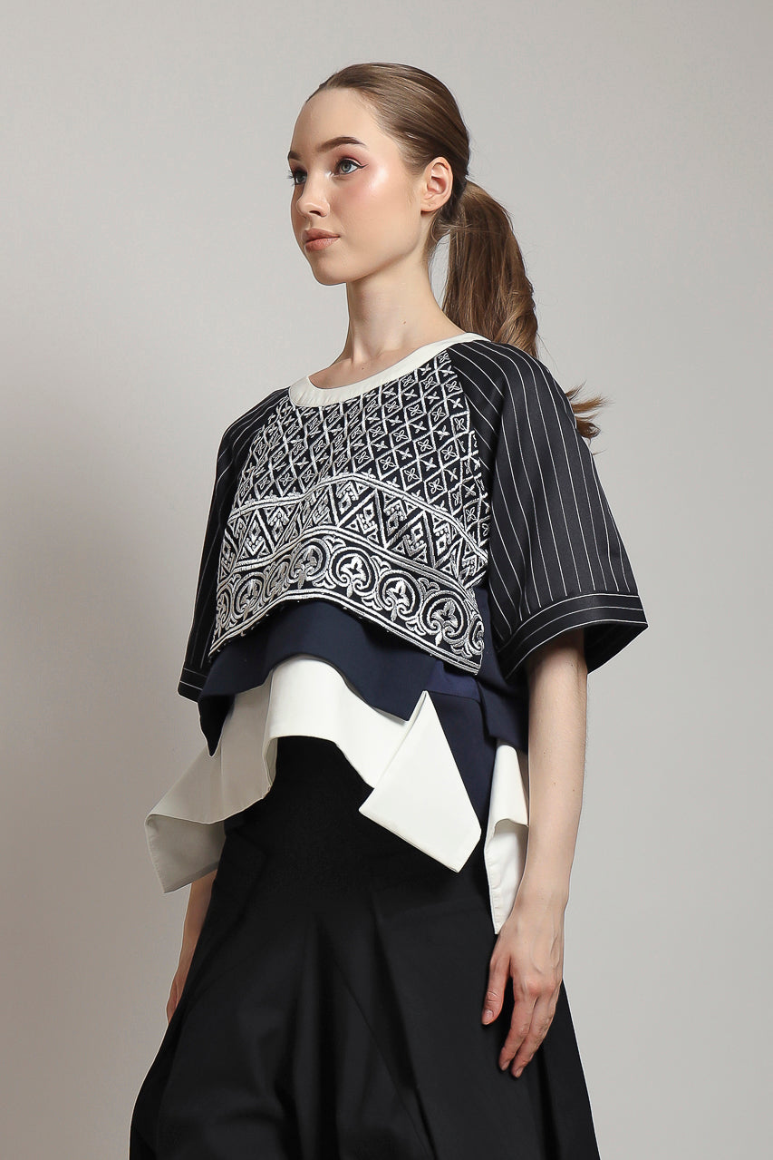 Bloom et Champs Top Mono Motif