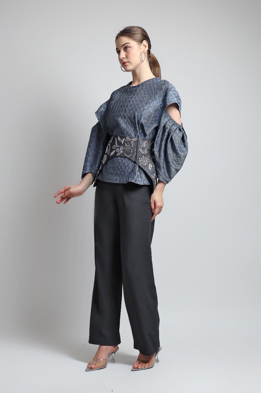 Bloom et Champs Top Obi Saten Pleats