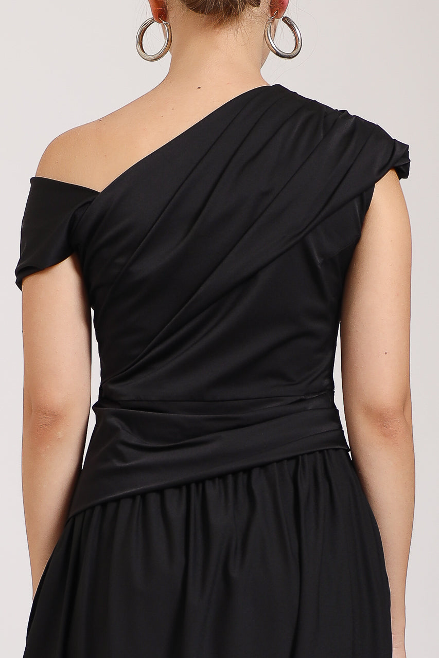 Bloom et Champs Sabrina Saten Dress