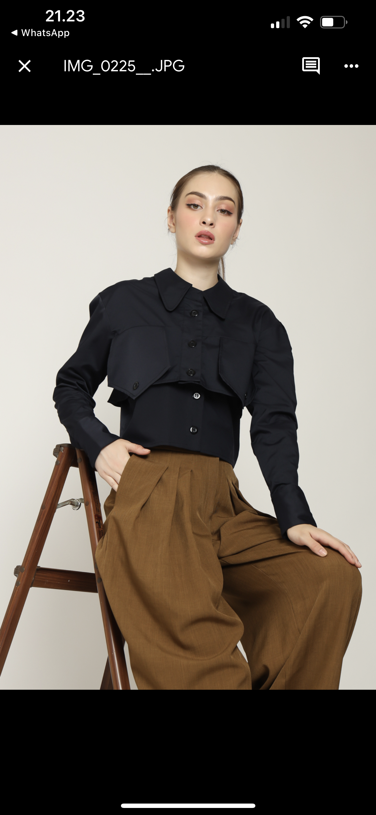 Bloom Et Cotton Tier Navy Shirt