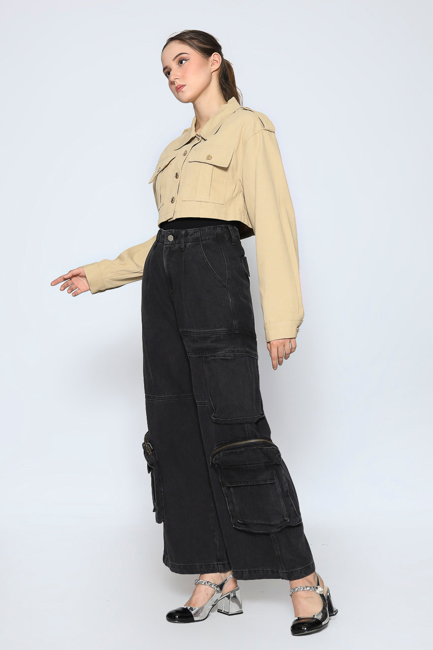 Bloom et Champs Beige Corduroy Jacket