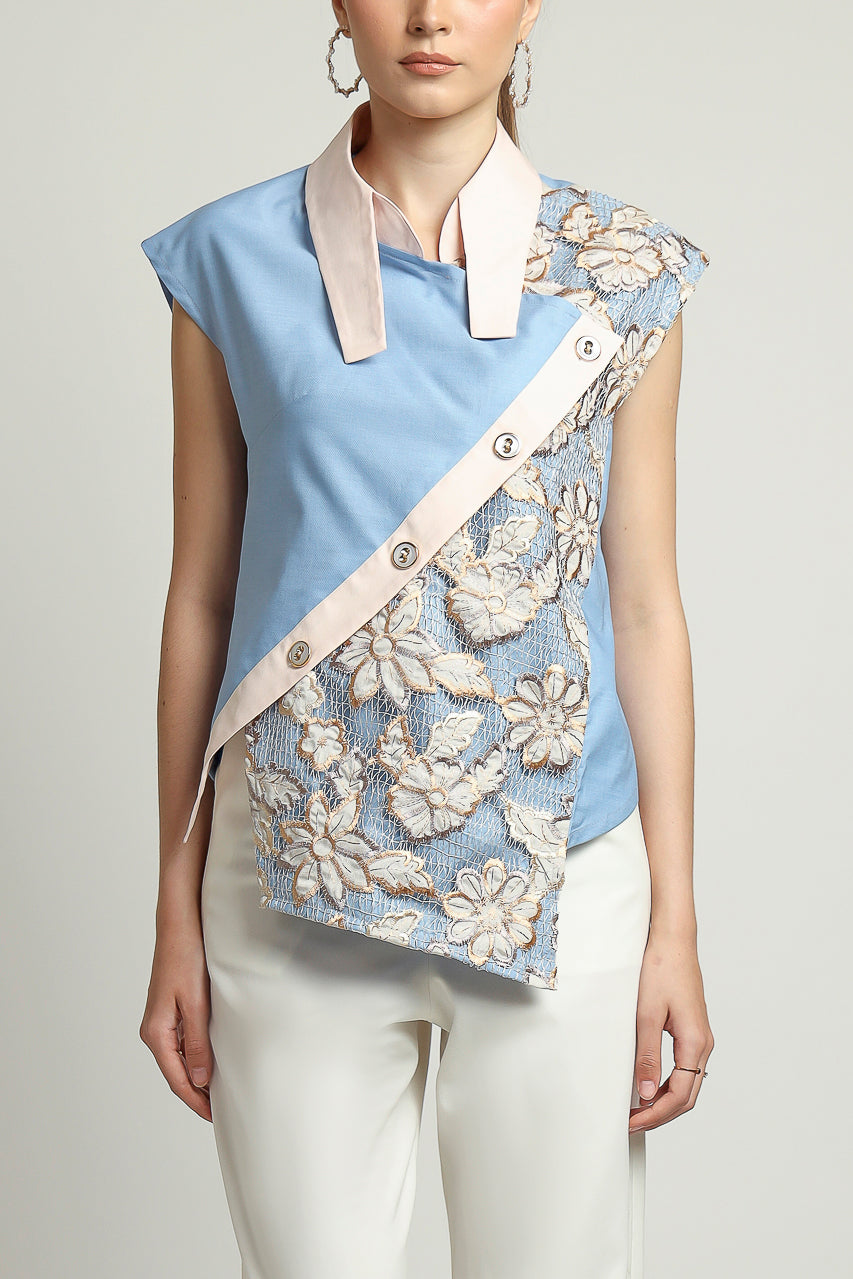Bloom et Champ Floral Pastel Shirt