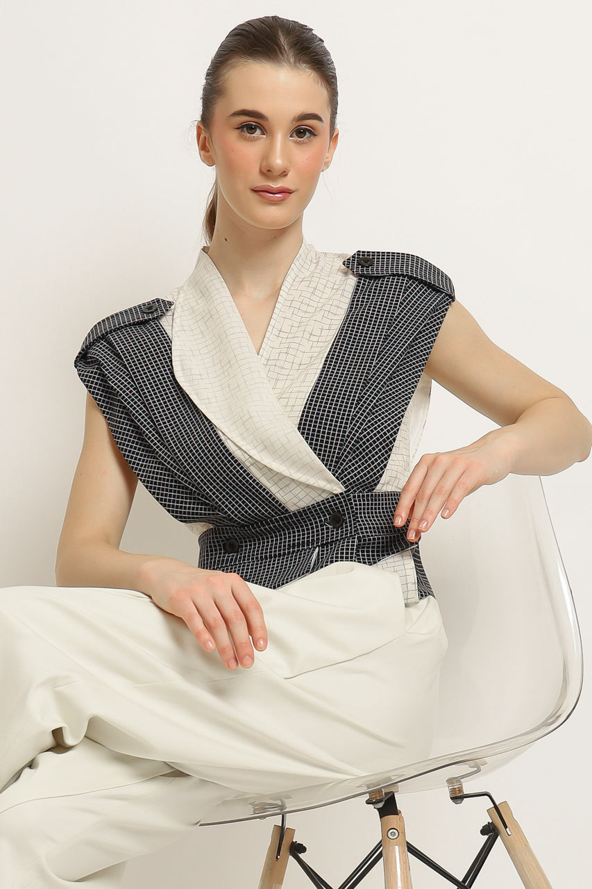 Bloom Et Champs Set Peplum Top Sketches