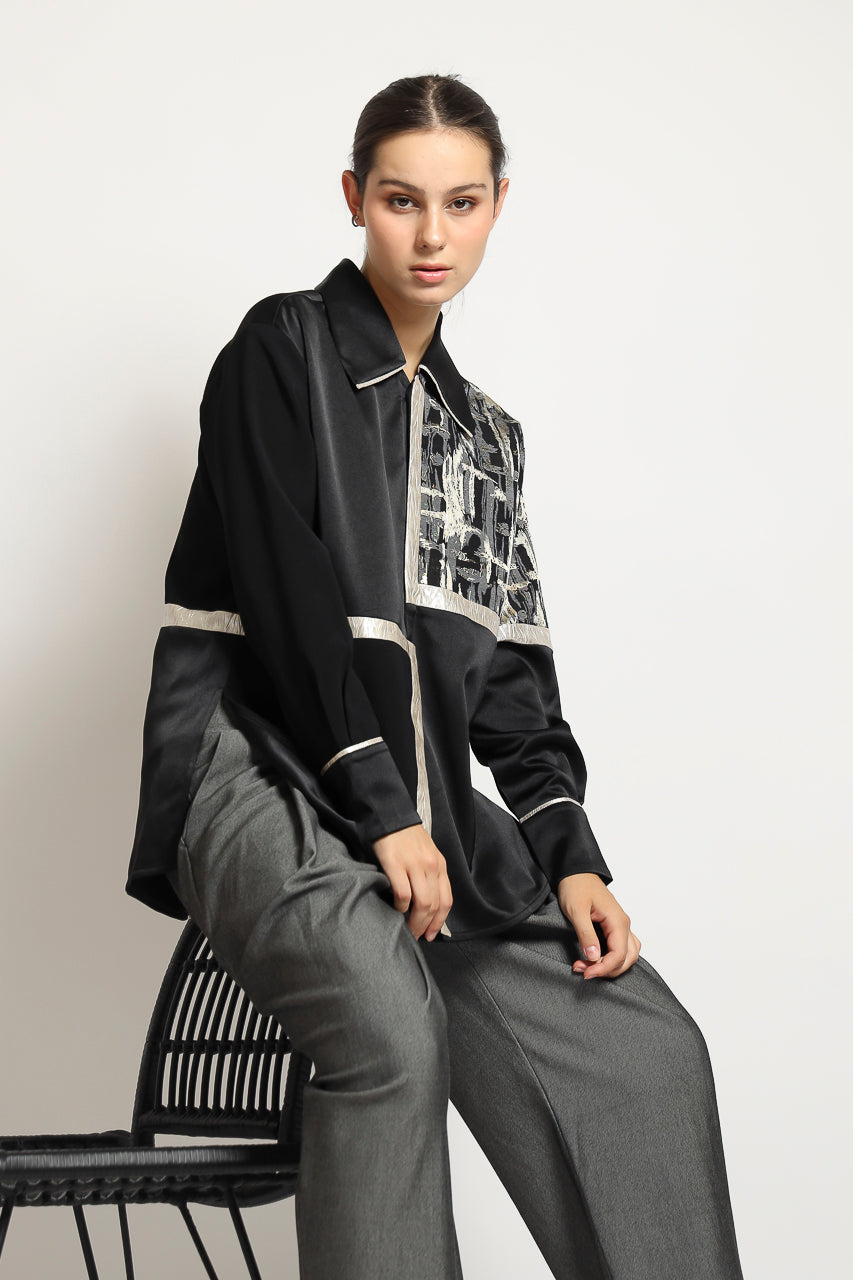 Bloom et Champs Kemeja Jacquard Siku