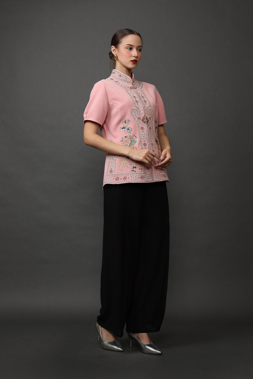 Bloom et Champs CS Short Sleeve Embroidered