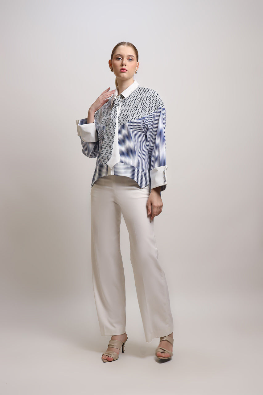 Bloom et Champs Kemeja Dasi Denim