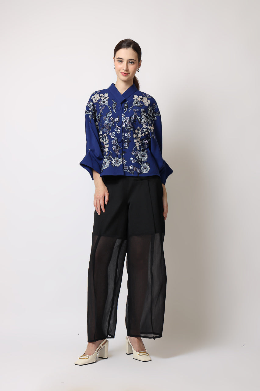 Bloom et Champs Blazer Biru Payet Elektrik