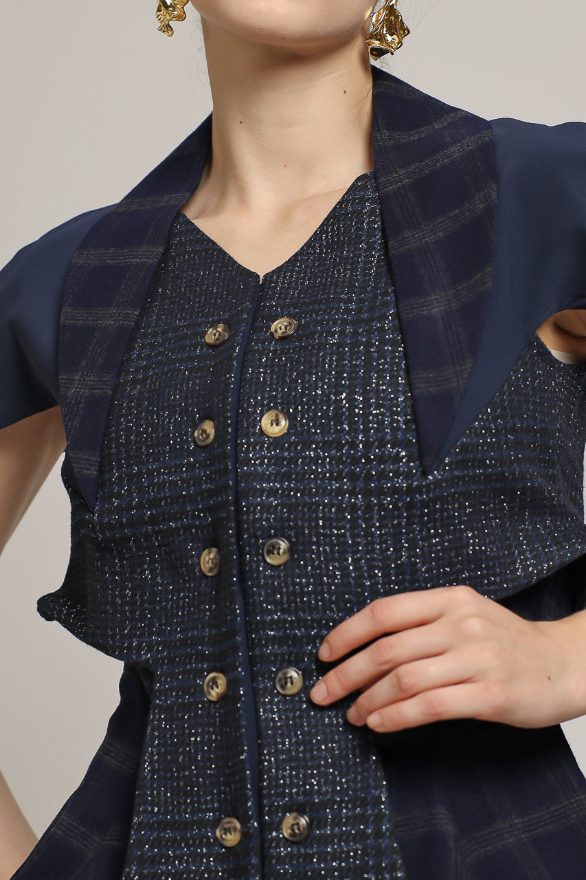 Bloom et Champs Double Buttons Blouse