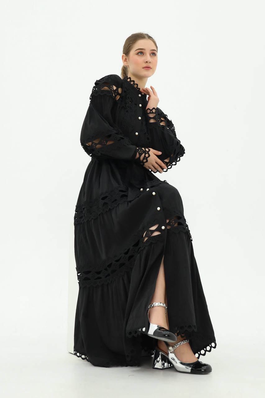 Bloom Lace Long Dress