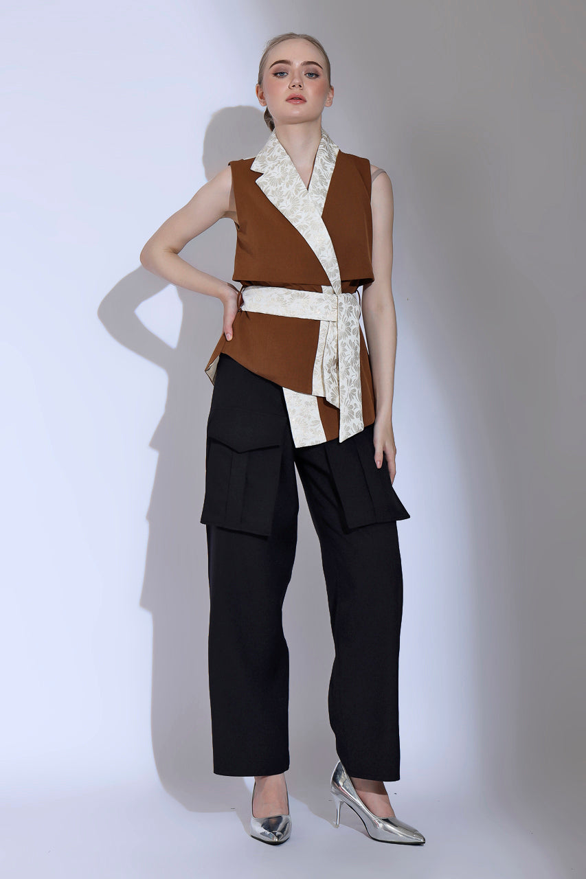 Bloom et Champs Vest Jinjet Terracotta