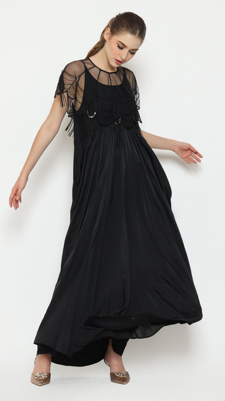 Bloom et Champs Kaftan Spaghetti Dress and Bolero