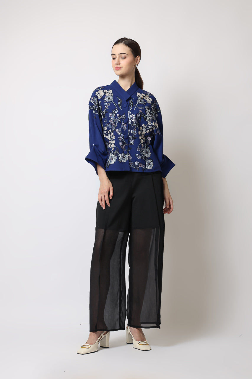 Bloom et Champs Blazer Biru Payet Elektrik