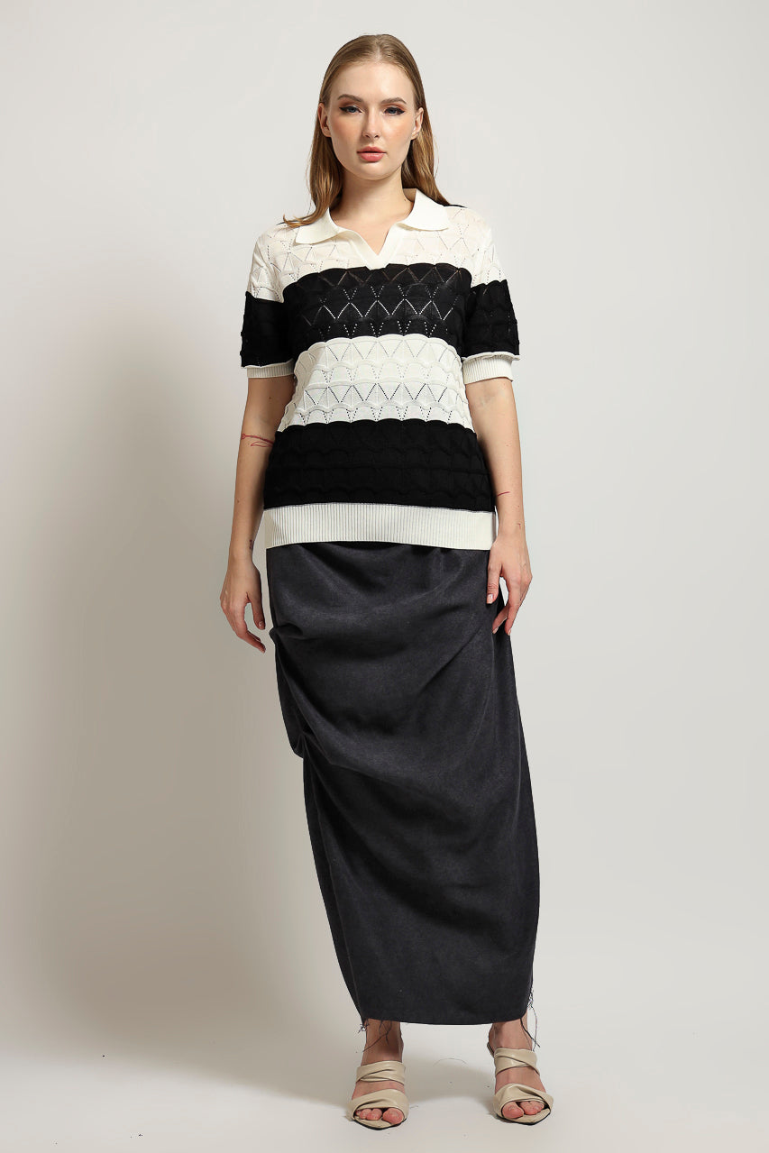 Bloom et Cotton Stripe Knit