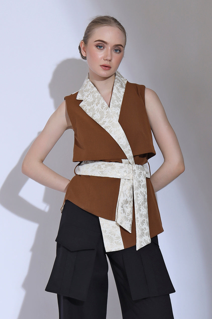 Bloom et Champs Vest Jinjet Terracotta