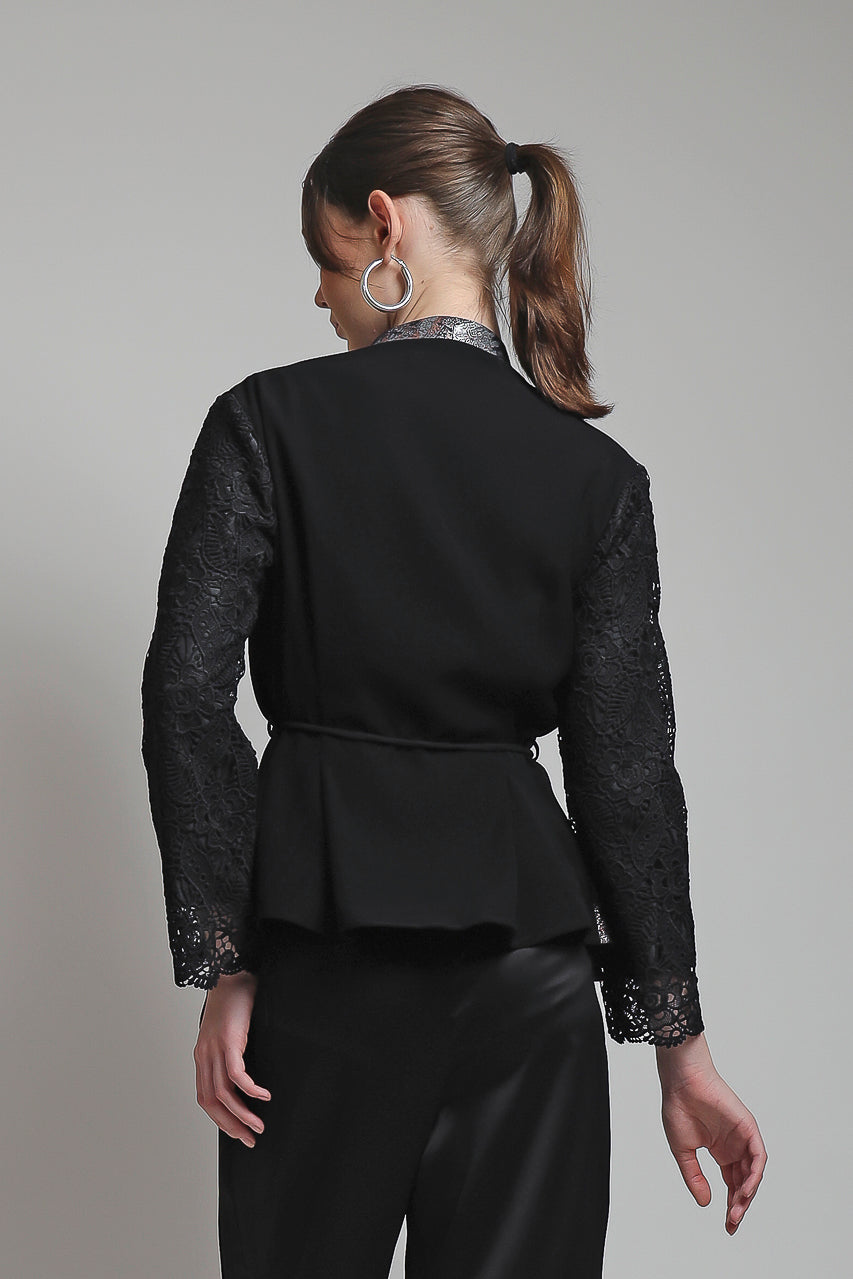Bloom et Champs Kimono Erine Jacquard/Long Saten Pants