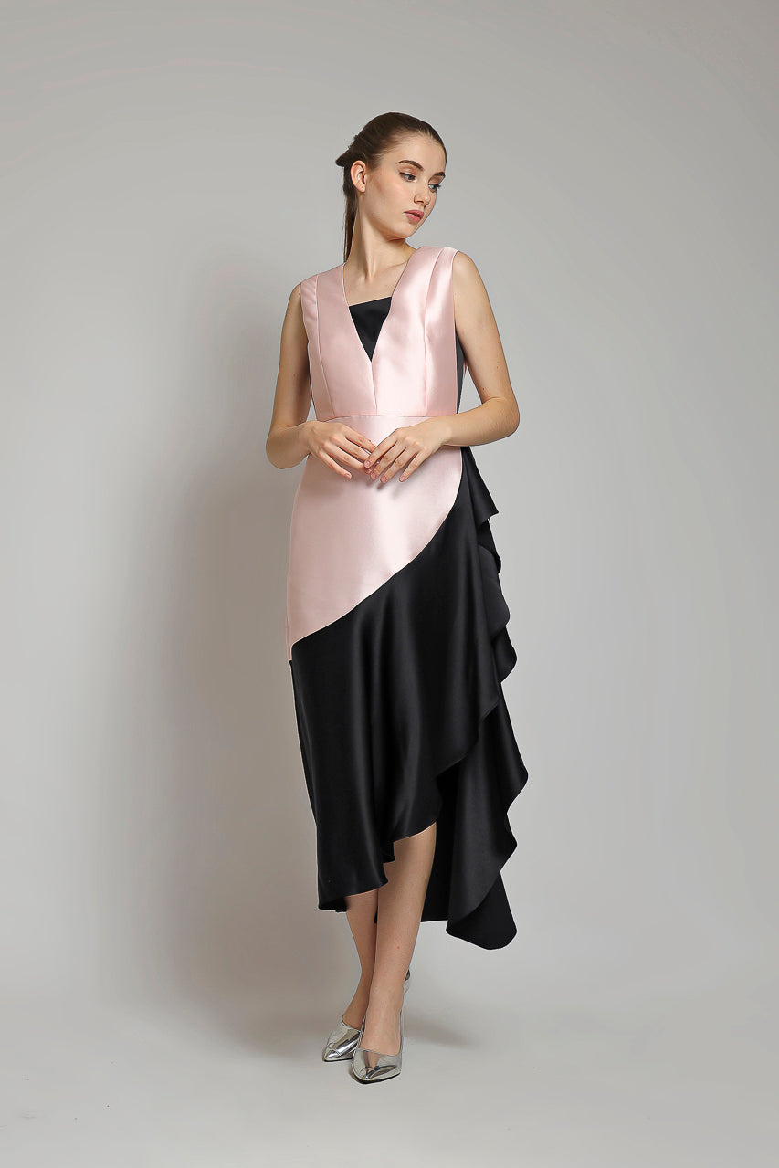 Bloom et Champs Dress Black Pink