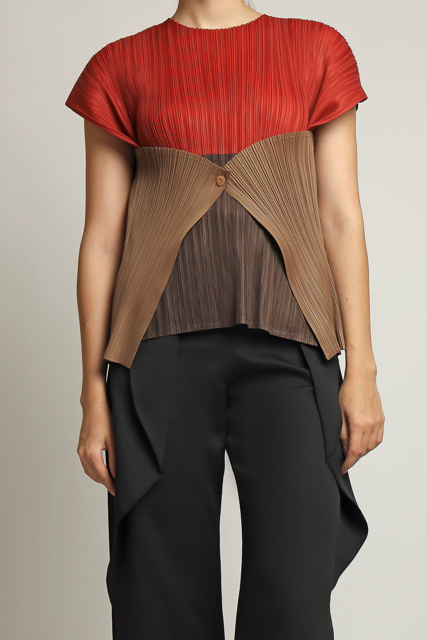 Bloom et Champs Three Tone Pleats