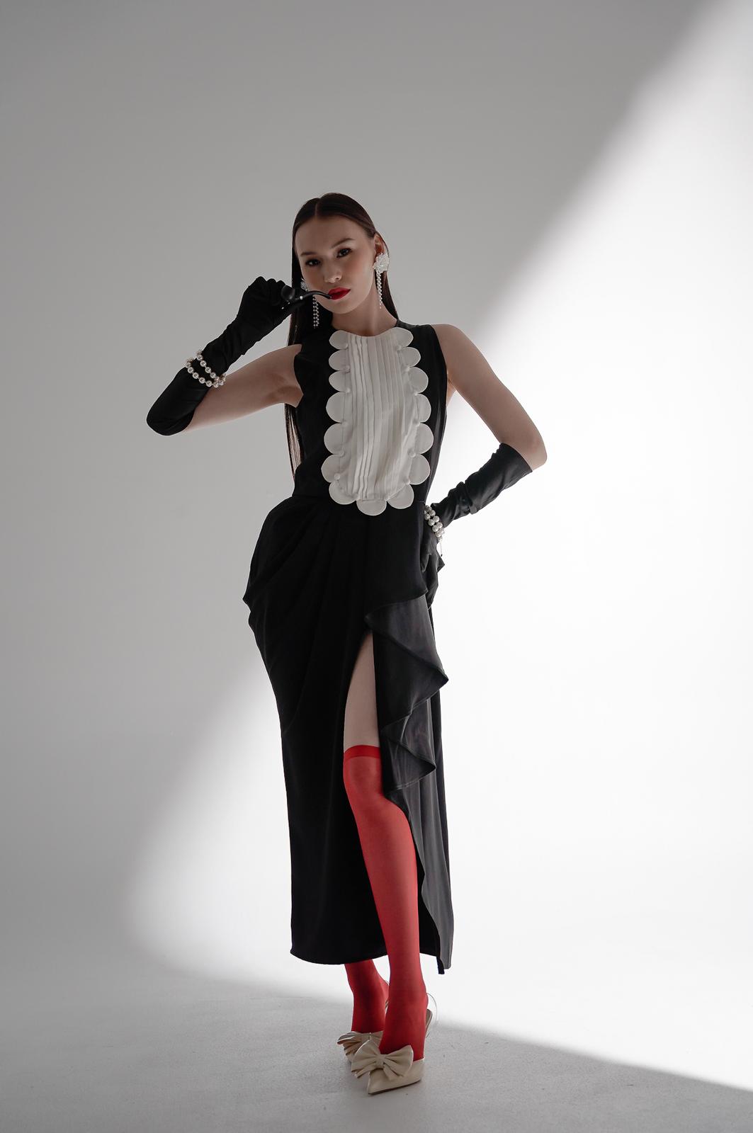 Bloom Dress Scalloped Tuxedo