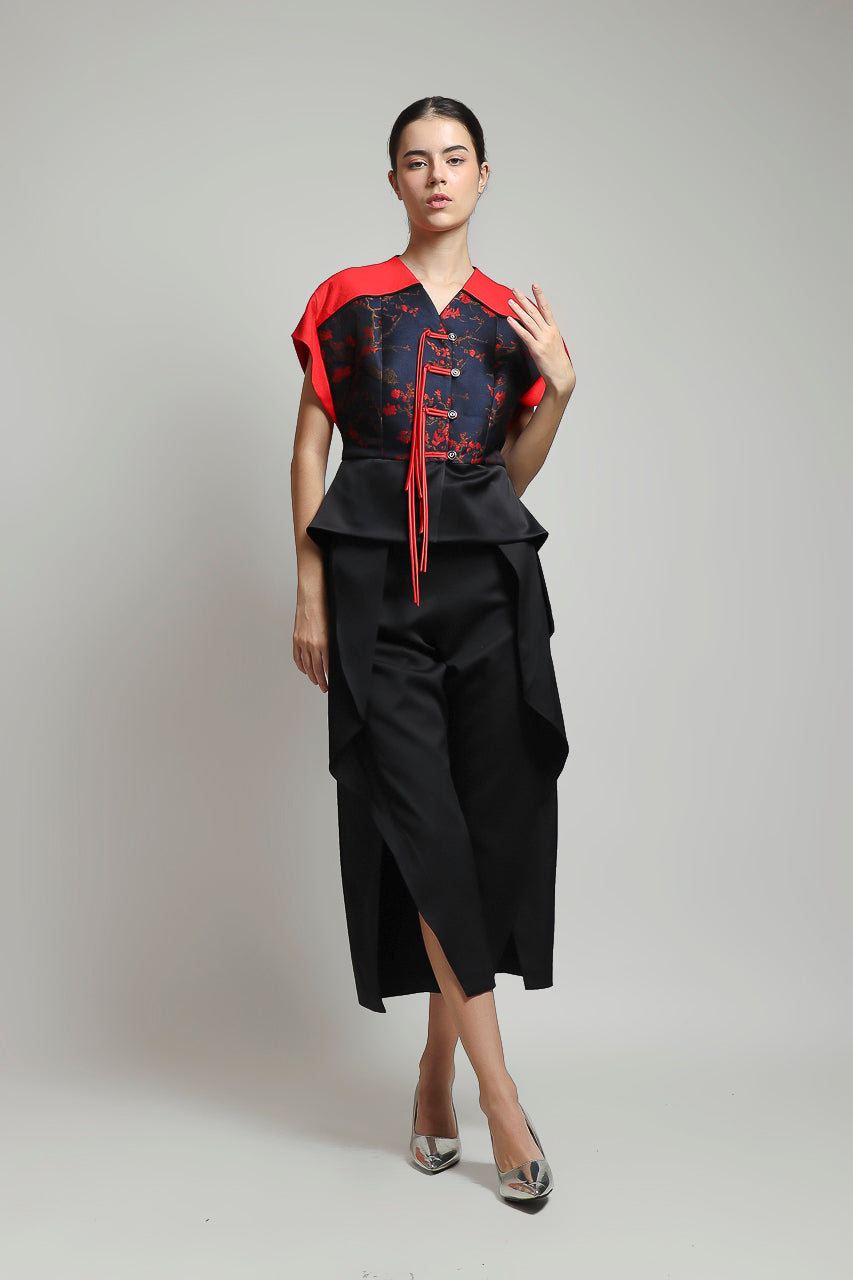 Bloom et Champs Tassel Top Jacquard