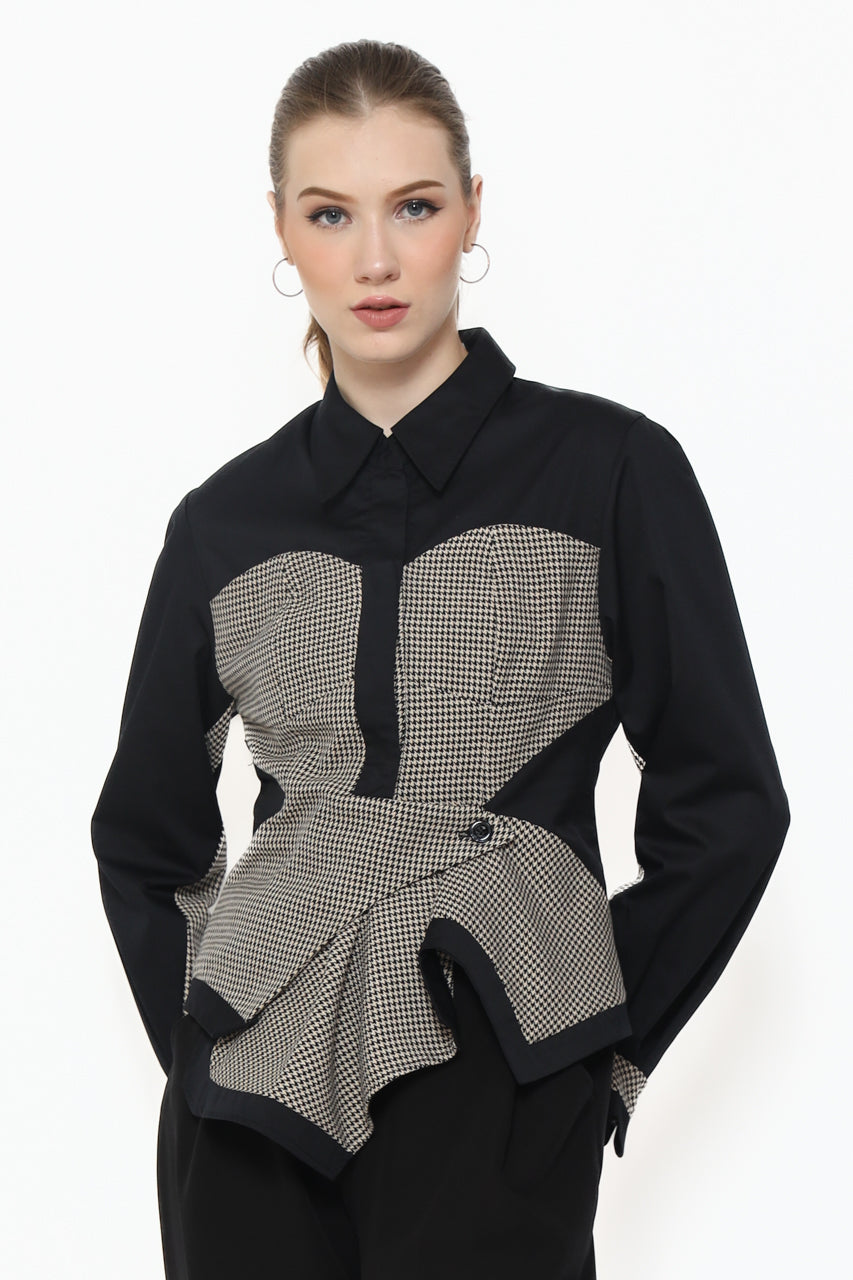 Bloom et Champs Kemeja Kemben Hitam