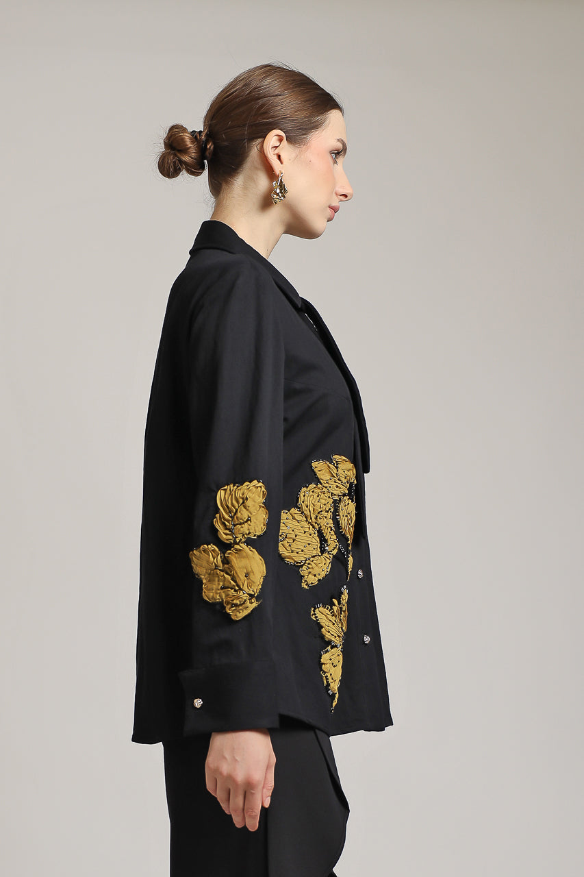 Bloom et Champs Kemeja Saffron Bloom Shirt