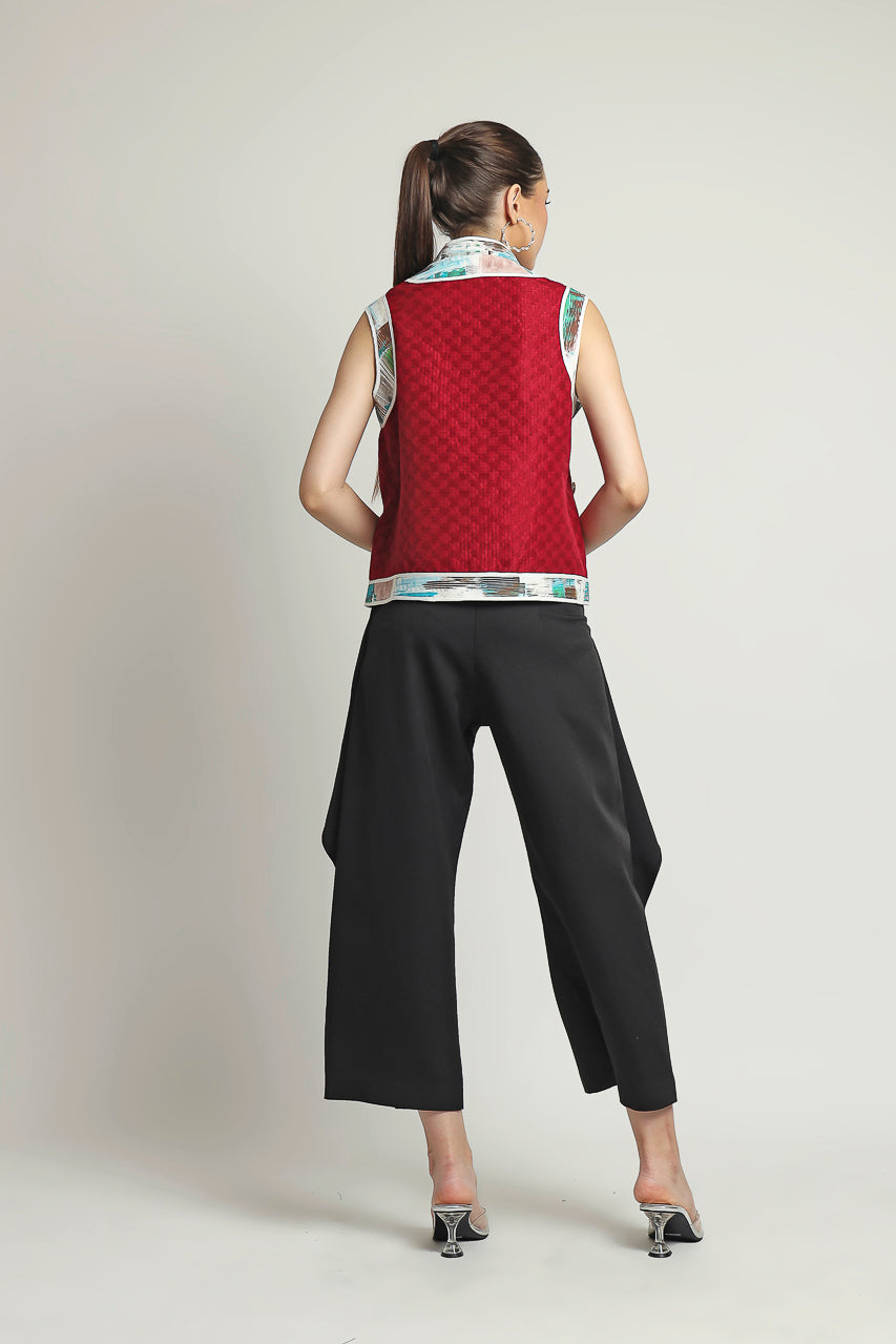 Bloom et Champs Sleeveless Shanghai Blouse