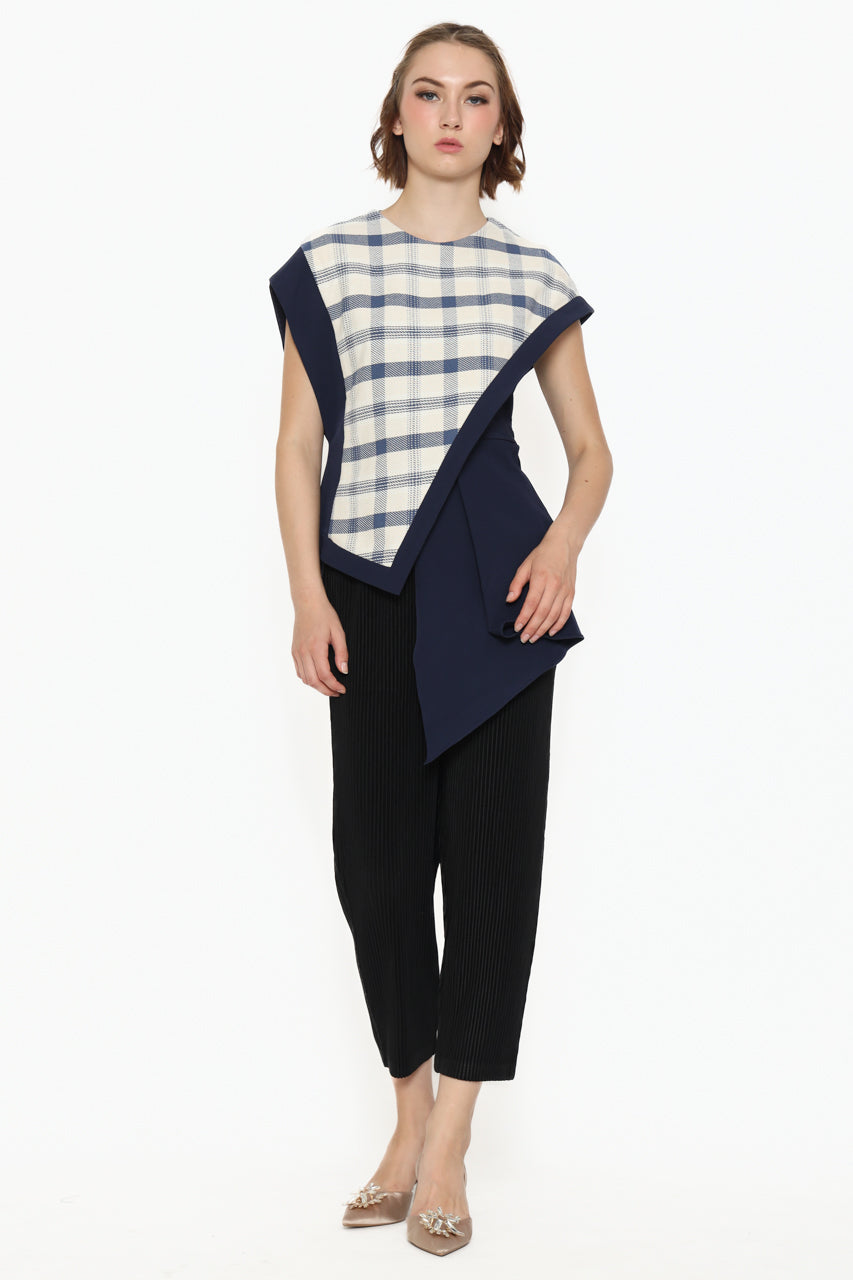 Bloom et Champs Tweed Navy Top