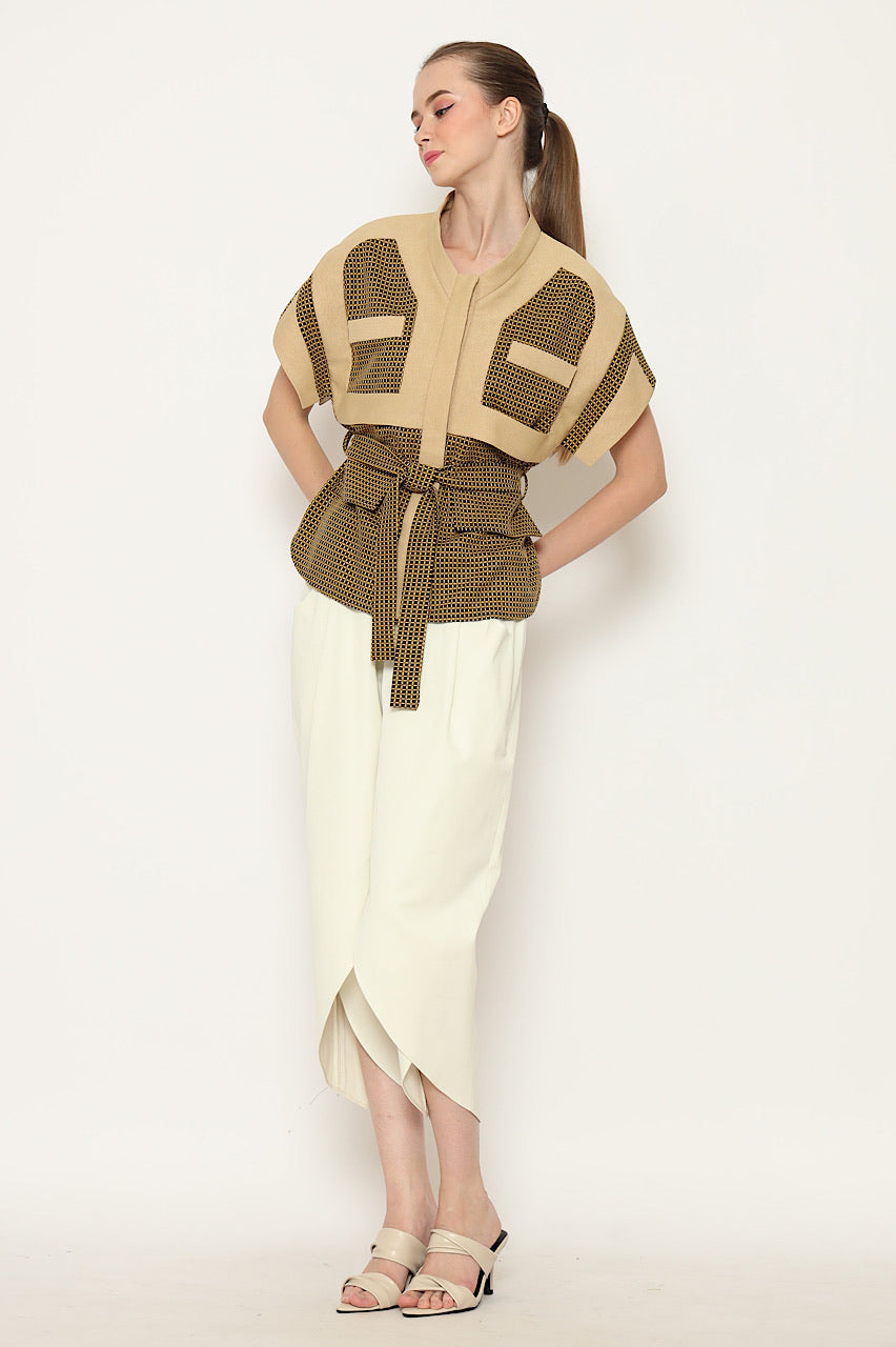 Bloom et Champs Dress Copper In Silver sparkle