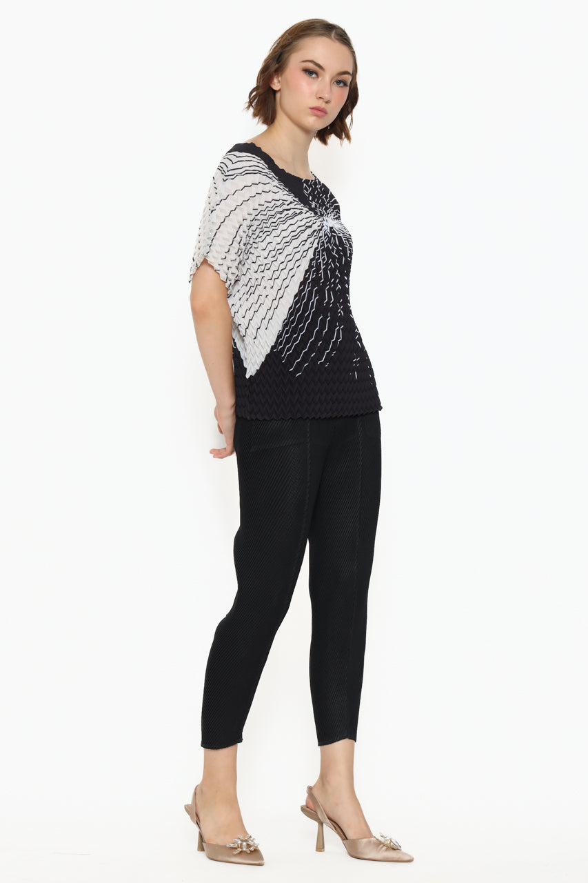 Bloom et Champs Stalactite Pleats/Textured Pleats Pants