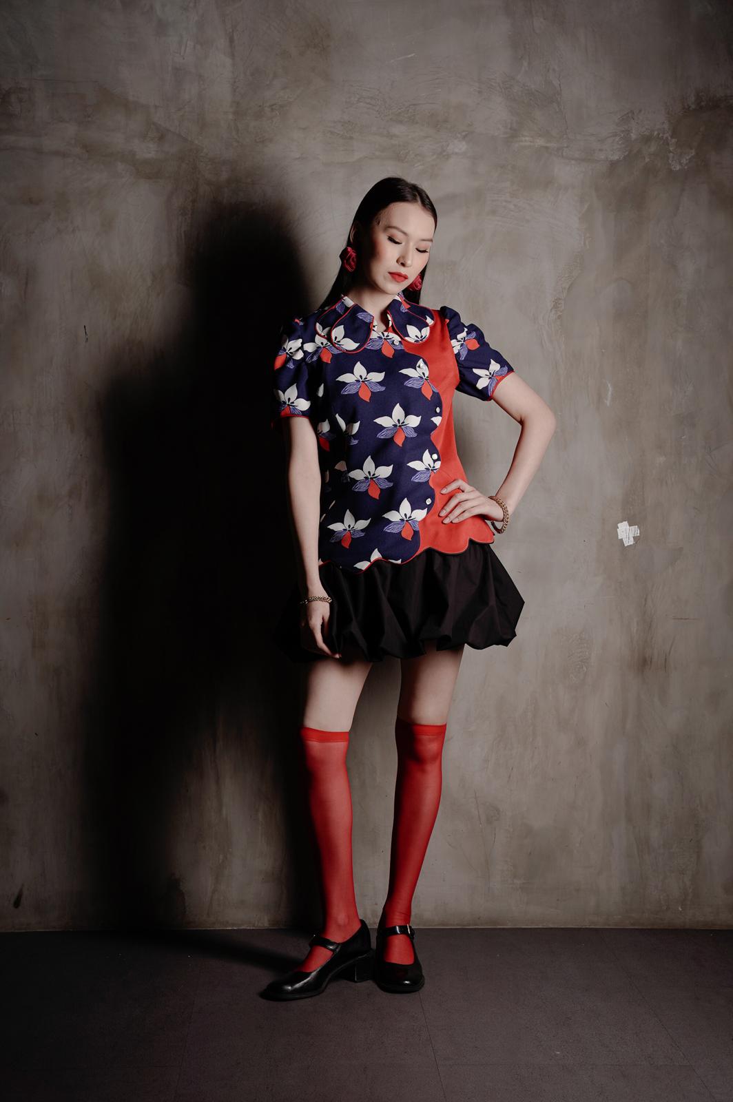 Bloom et Champs Scalloped Sakura Shirt