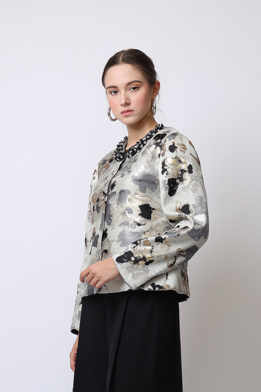 Bloom et Champs Jacquard Payet New Year Blazer