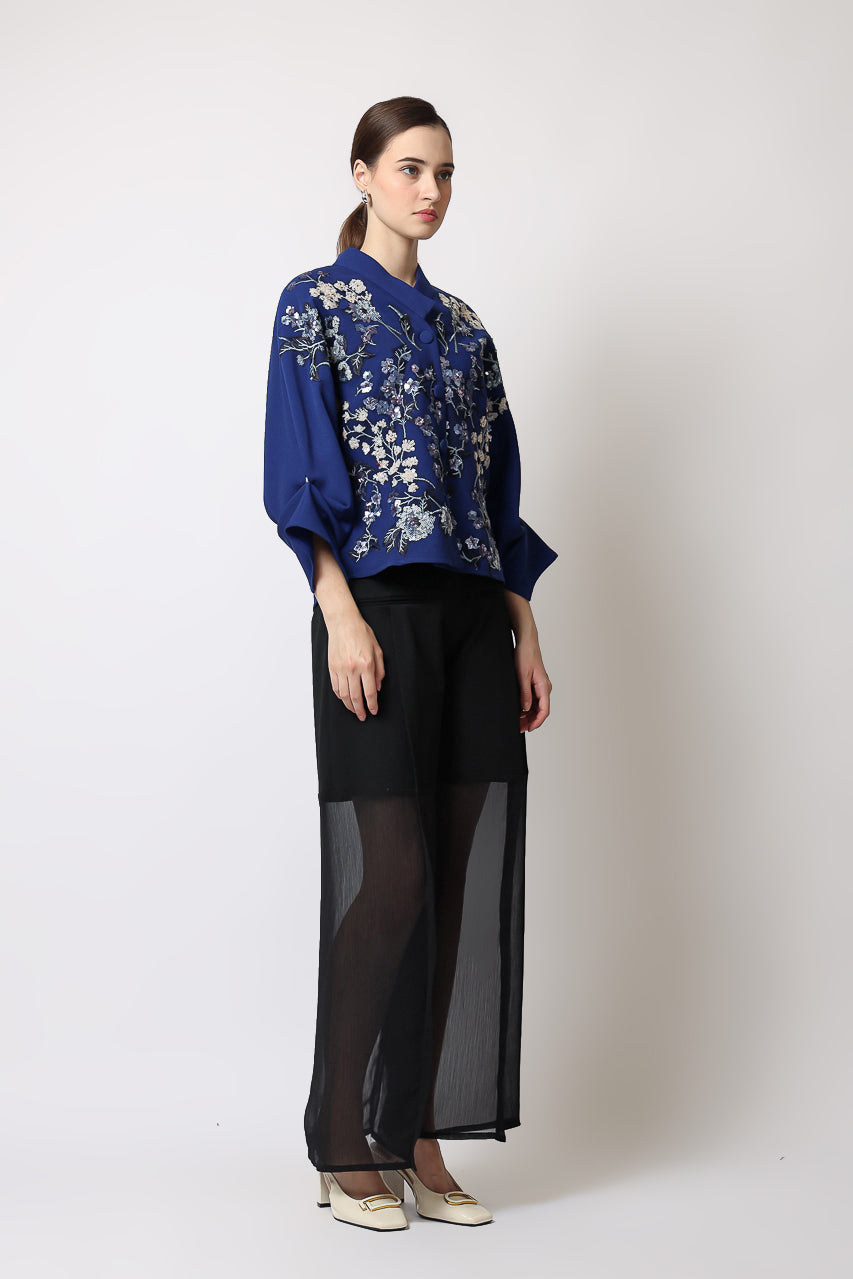 Bloom et Champs Blazer Biru Payet Elektrik