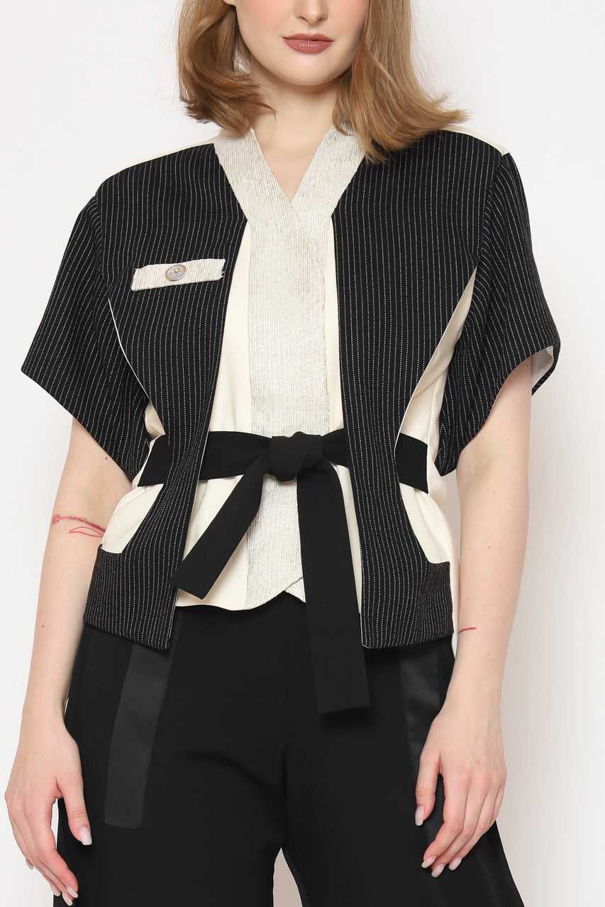 Bloom et Champs Kimono Monochrome