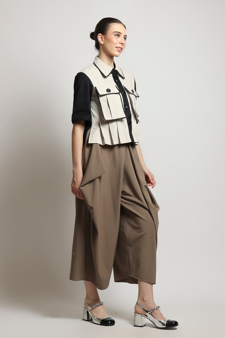 Bloom et Champs Kemeja Kantong Lipat