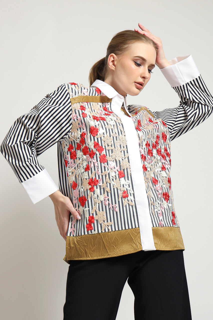 Bloom et Champs Kemeja Garden Tulle