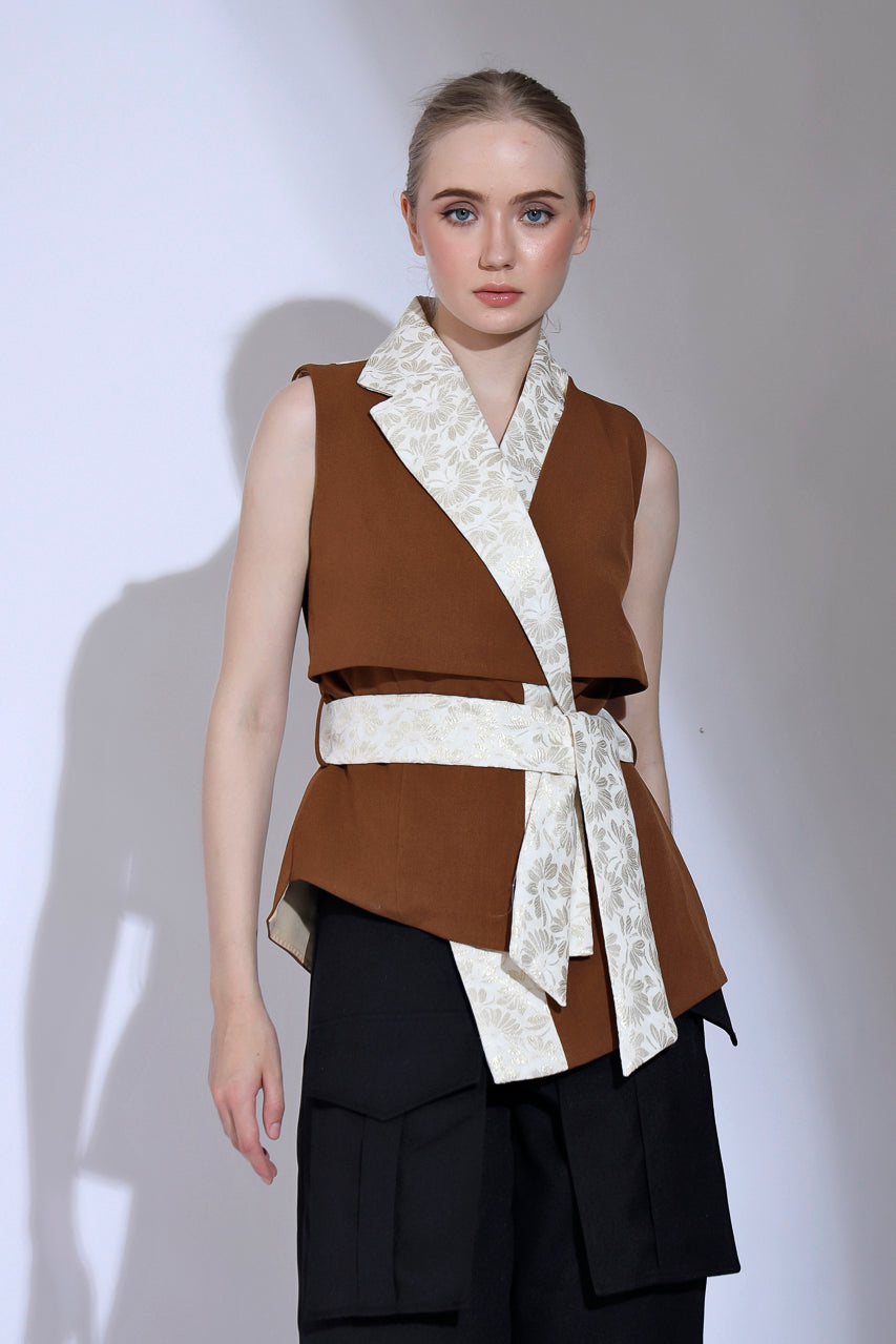 Bloom et Champs Vest Jinjet Terracotta