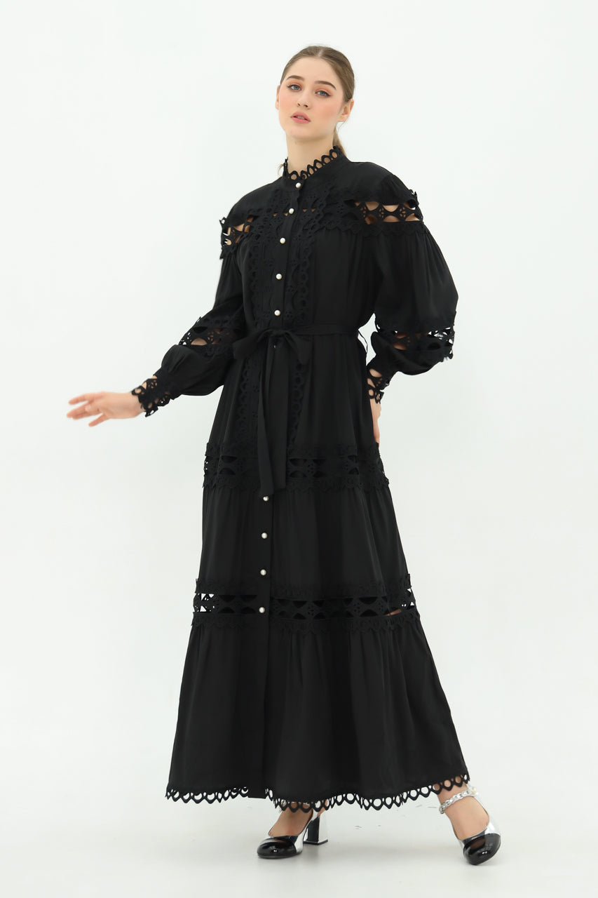 Bloom Lace Long Dress