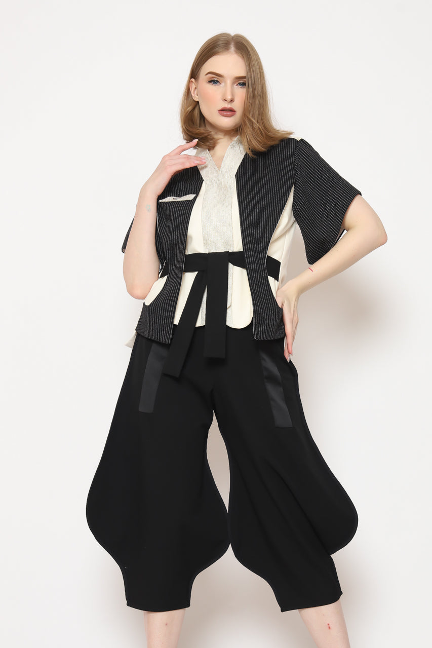 Bloom et Champs Kimono Monochrome