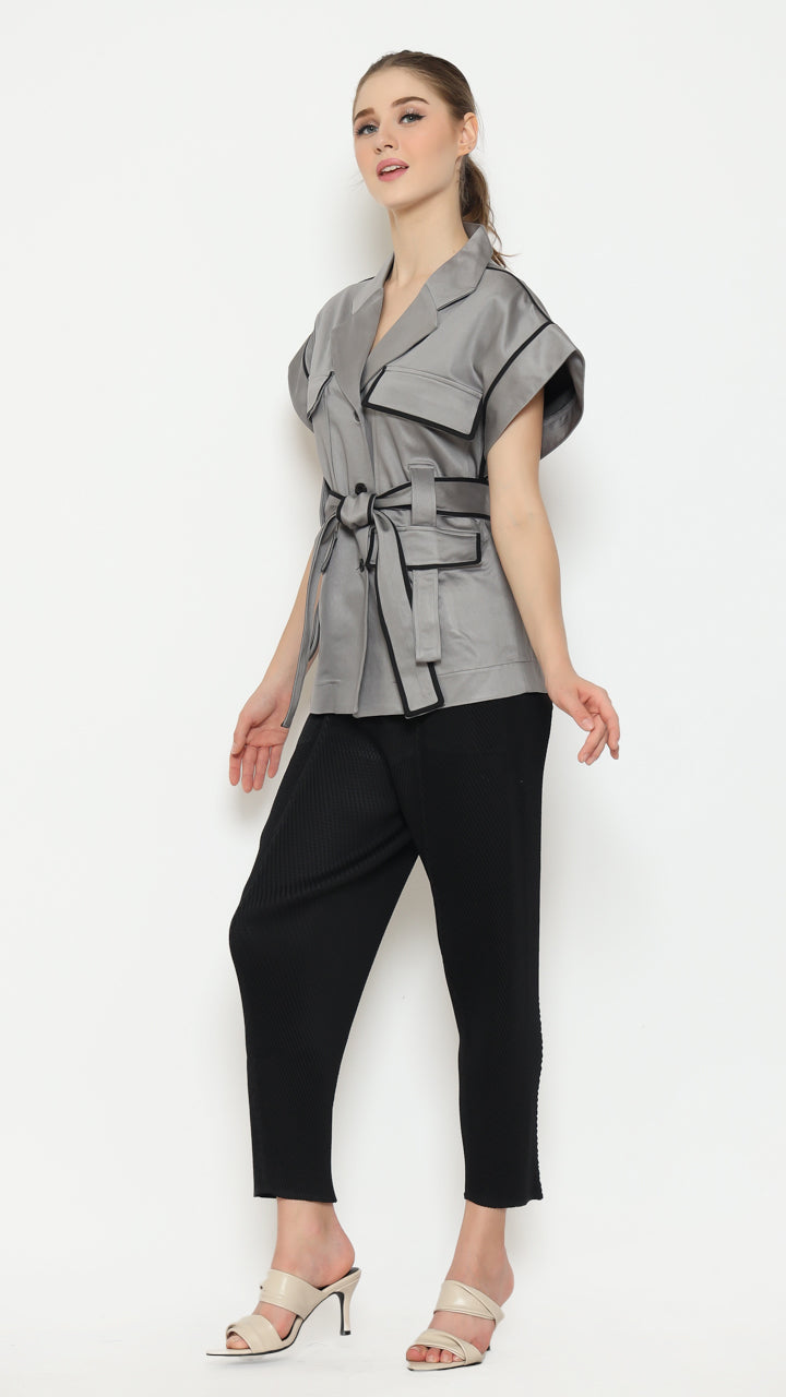 Bloom et Champs Safari Blouse Grey