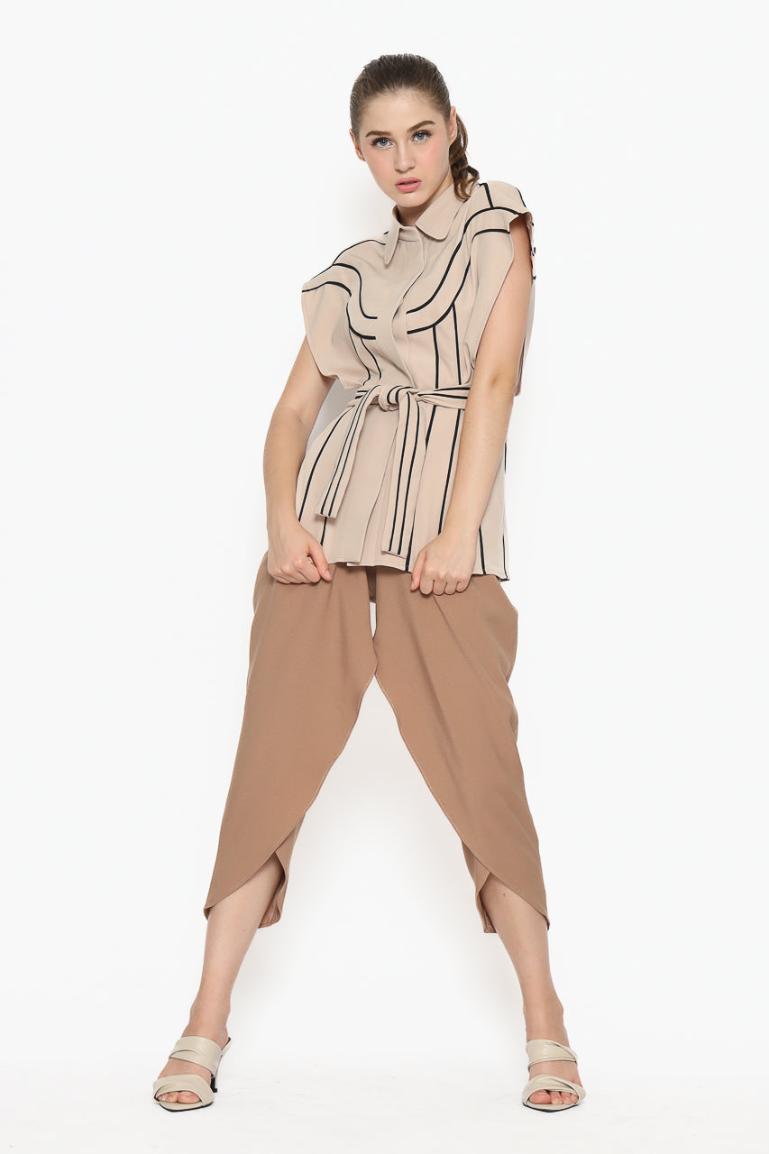 Bloom et Champs Tosca List Krem/Pocket Tulip Pants