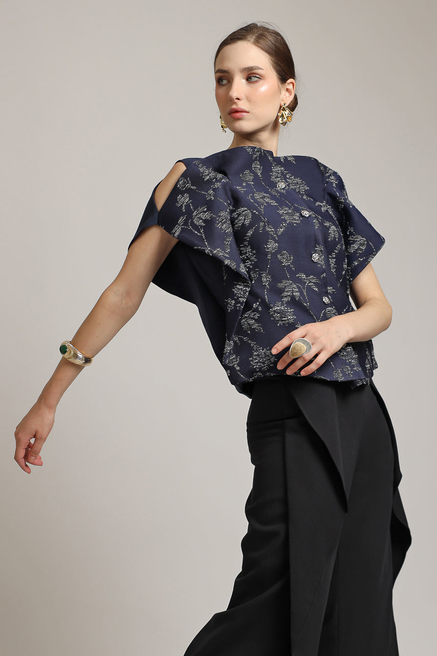 Bloom et Champs Ranting Blouse Navy