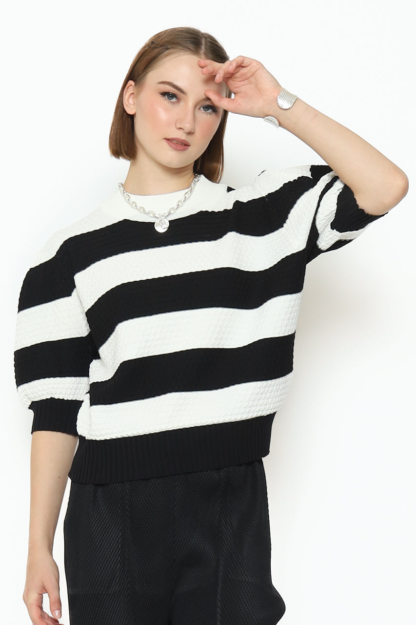 Bloom et Cotton Zebra Knit