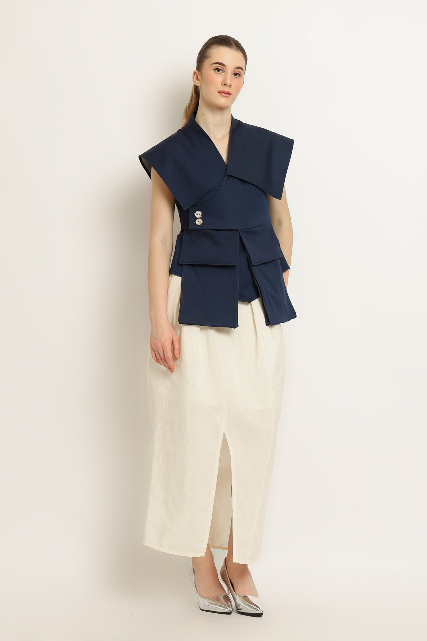 Bloom et Champs Selah Top in Denim