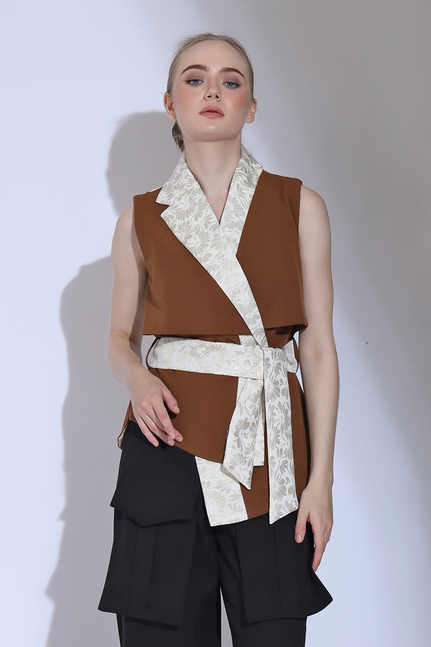 Bloom et Champs Vest Jinjet Terracotta
